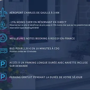 3* Bed and breakfast Roissy Chambres